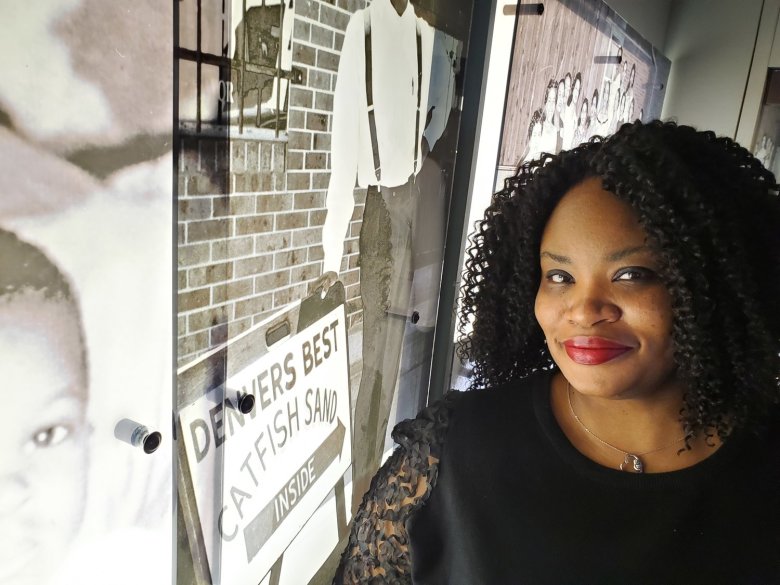 Portrait of Jameka Lewis by historical Denver pictures