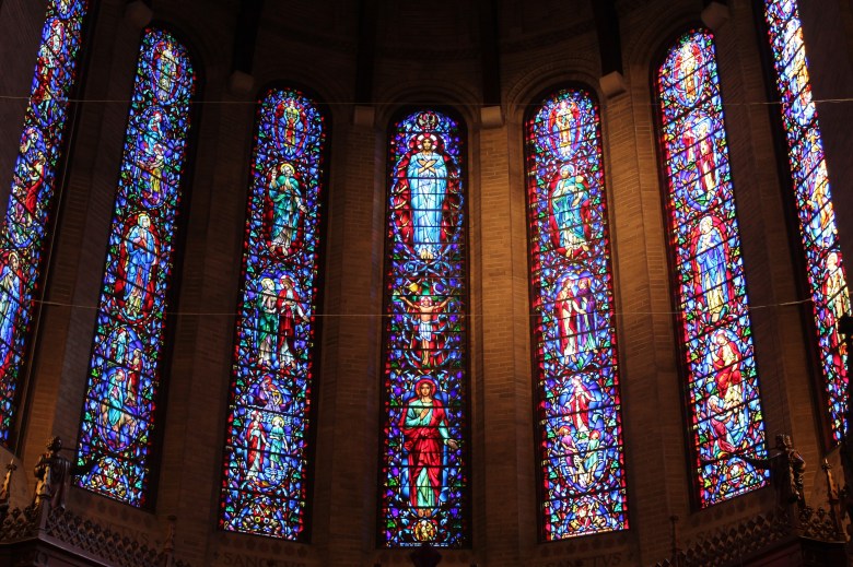 stained-glass window
