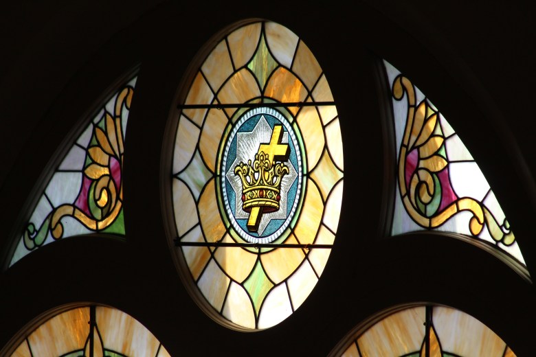 stained-glass window