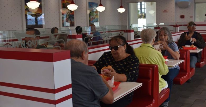 Diners enjoy In N Out in Arvada after the eatery opened there last September. A new In N Out is planned for Littleton.