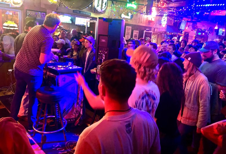 crowded bar
