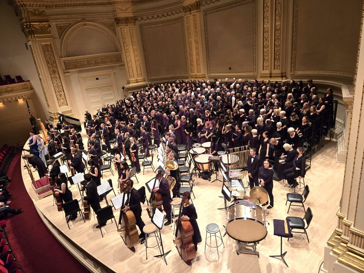Evergreen Chorale performs at Carnegie Hall