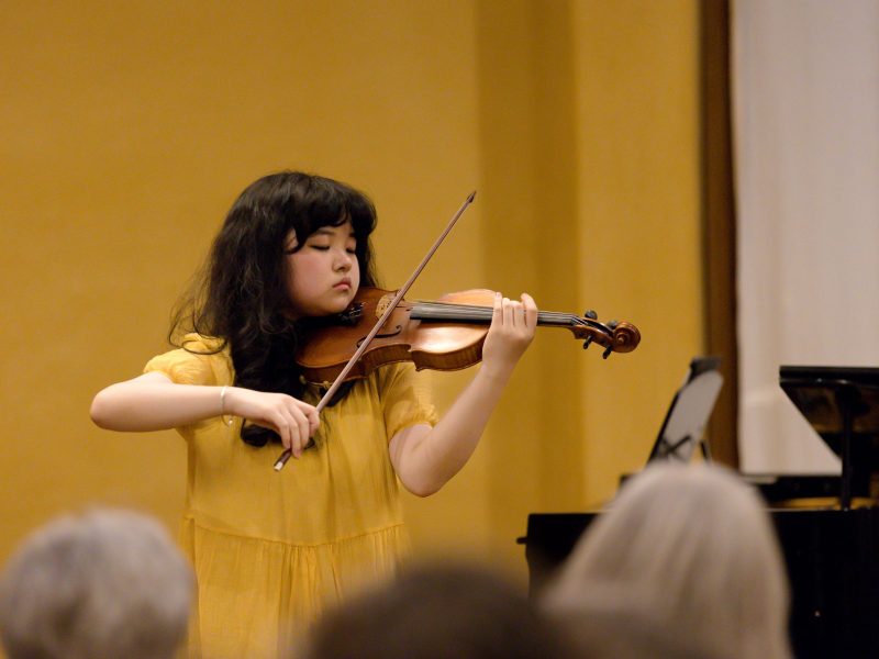 Yuqing Li, a 16-year-old violinist, gives a special solo recital March 28 at the Jefferson Unitarian Church