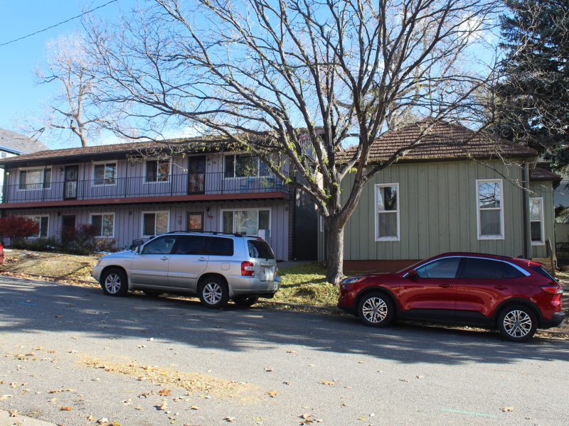 The City of Golden is planning to buy six apartments across two buildings at 1501 Ford St., both seen here from the north on Nov. 19, for $1.3 million