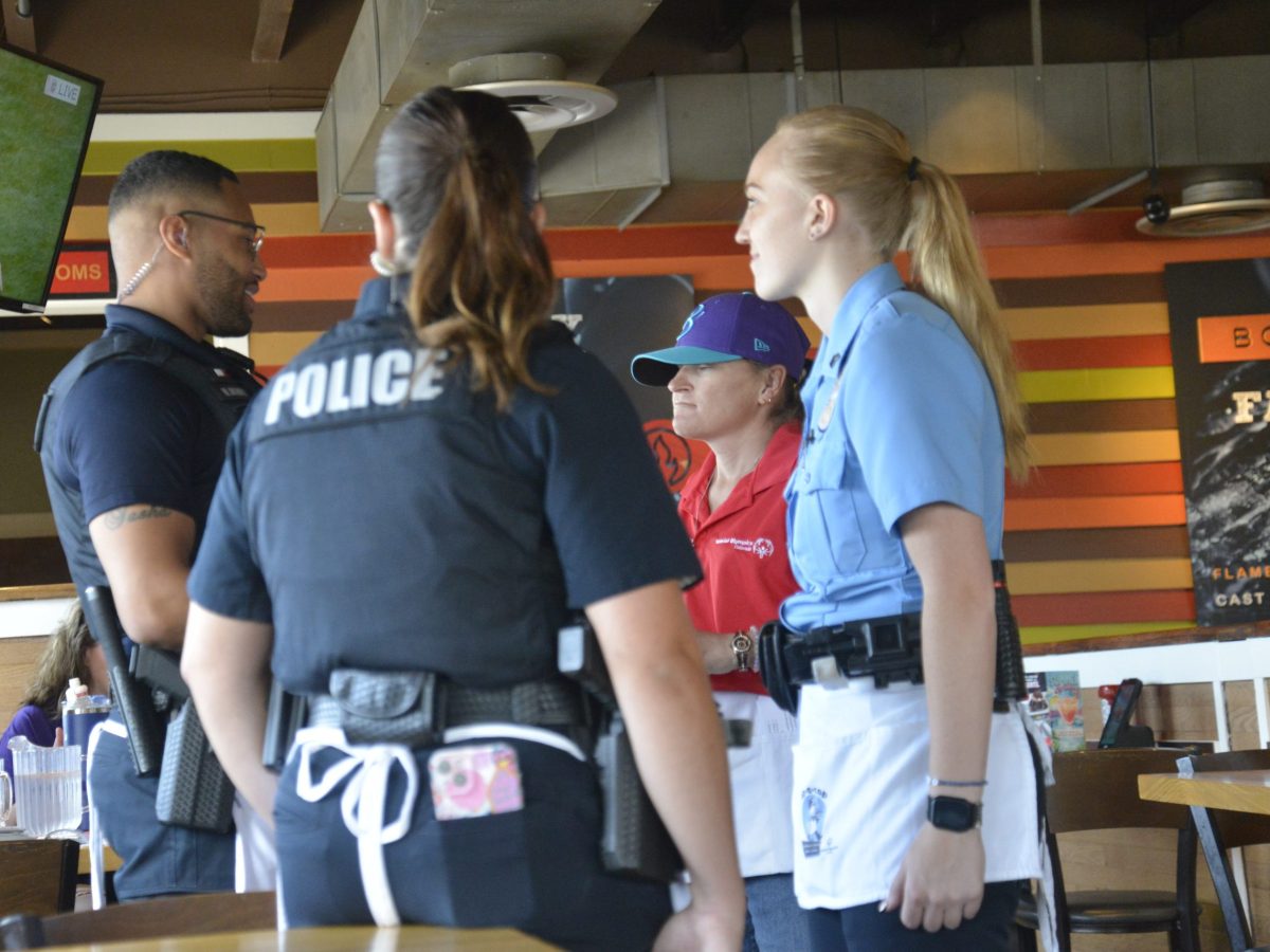 Swapping badges for aprons: Parker police help raise funds for Special Olympics Colorado