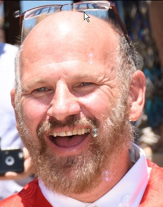 man laughing