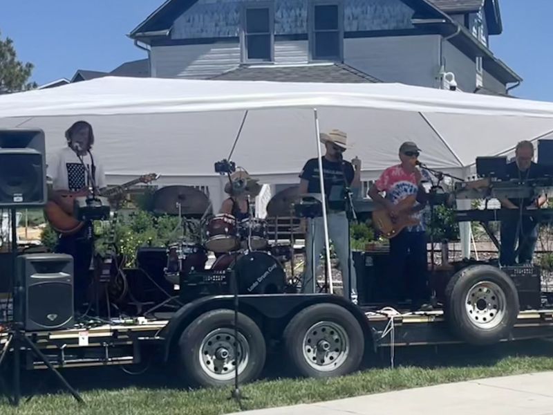 The band Untethered provided live music at the Independence Summerfest on June 14.