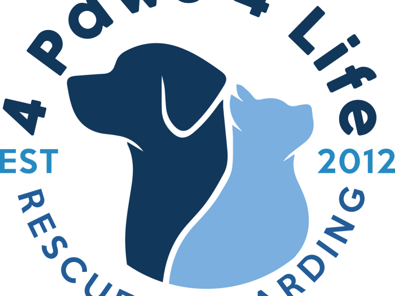 Paws 4 Life Rescue & Boarding logo